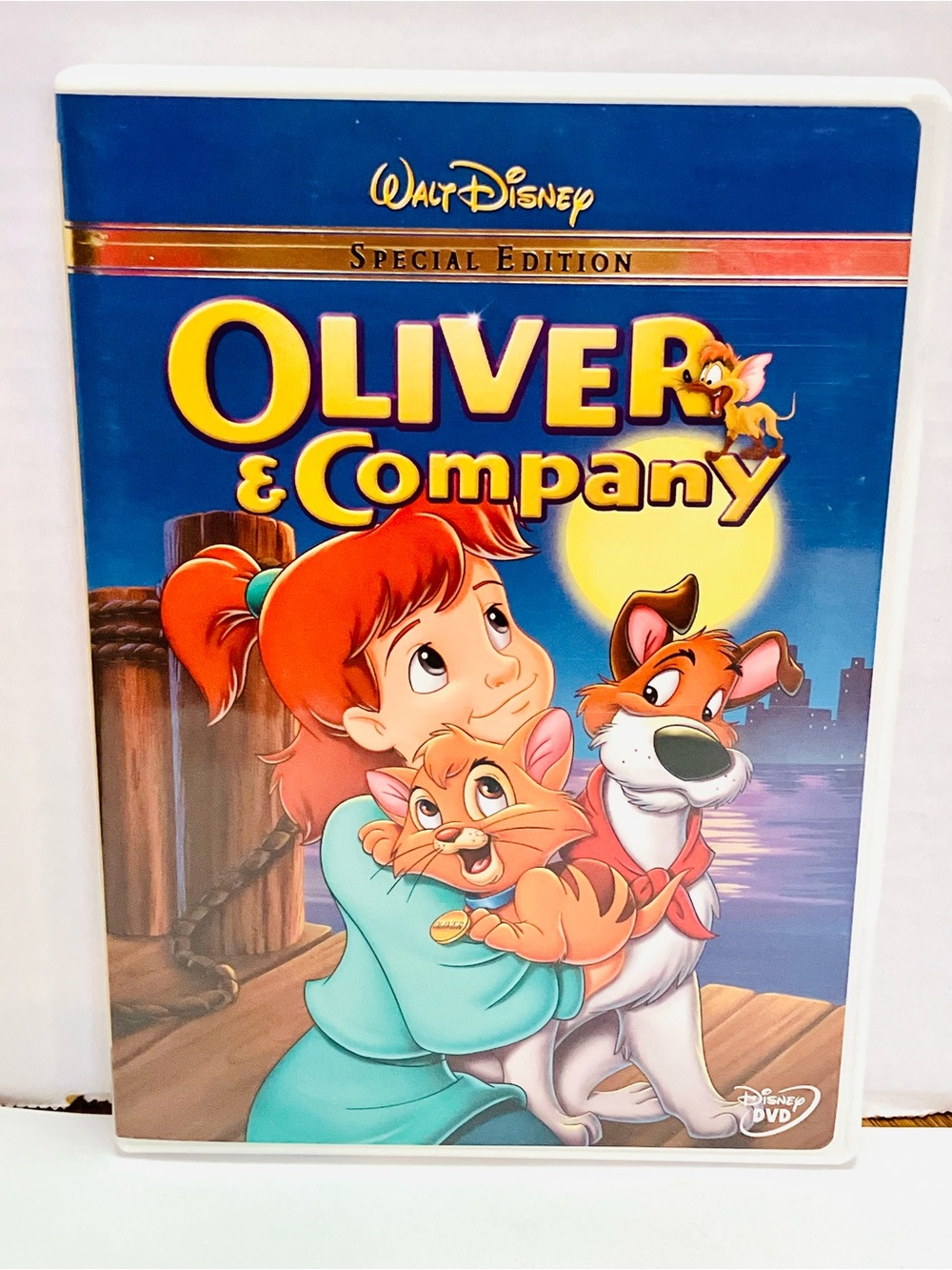 Disney Oliver & Company 1988 Special Edition DVD Works Has Insert Rated G